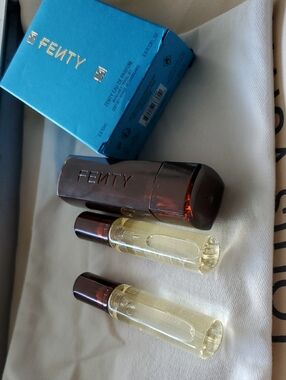 Fenty Beauty Refillable Travel  Set — Teal & Gold
